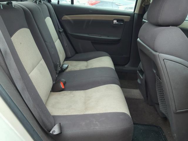 1G1ZG57B79F115625 - 2009 CHEVROLET MALIBU LS GOLD photo 6