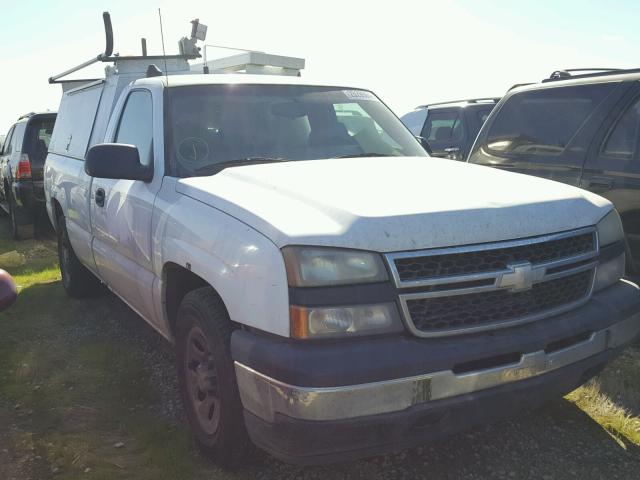 1GCEC14X67Z147746 - 2007 CHEVROLET SILVERADO WHITE photo 1