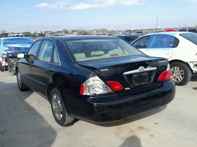 4T1BF28B84U370101 - 2004 TOYOTA AVALON XL BLACK photo 3