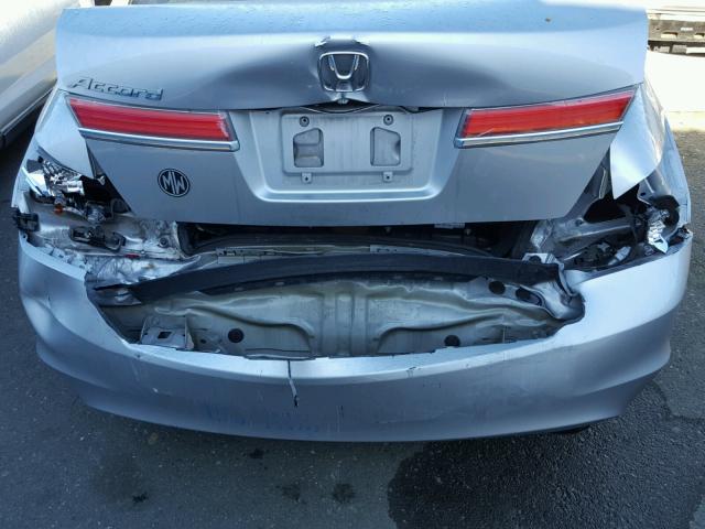 1HGCP2F39CA016879 - 2012 HONDA ACCORD LX SILVER photo 9