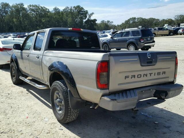 1N6ED29X33C426402 - 2003 NISSAN FRONTIER C BEIGE photo 3