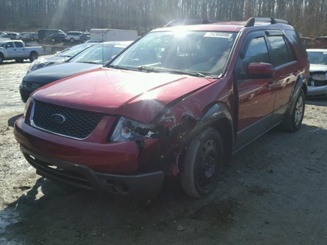 1FMZK05125GA12017 - 2005 FORD FREESTYLE RED photo 2