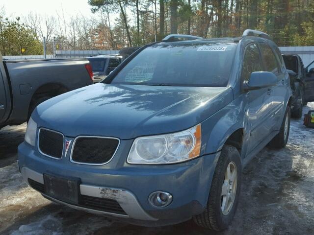 2CKDL43F686329684 - 2008 PONTIAC TORRENT TEAL photo 2