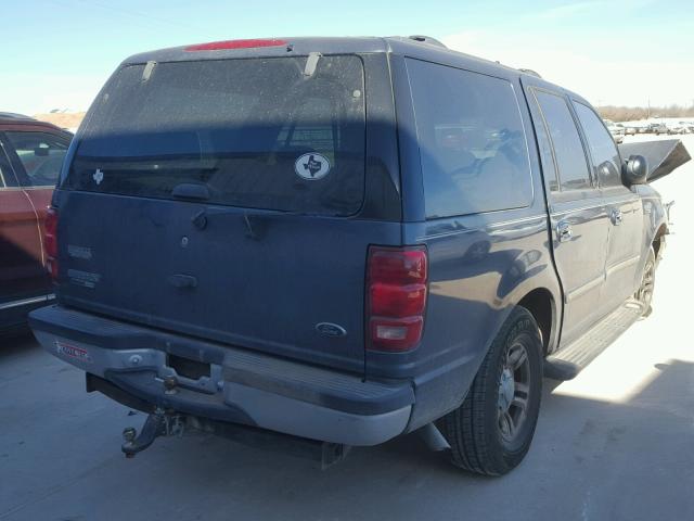 1FMRU1561YLB08227 - 2000 FORD EXPEDITION BLUE photo 4