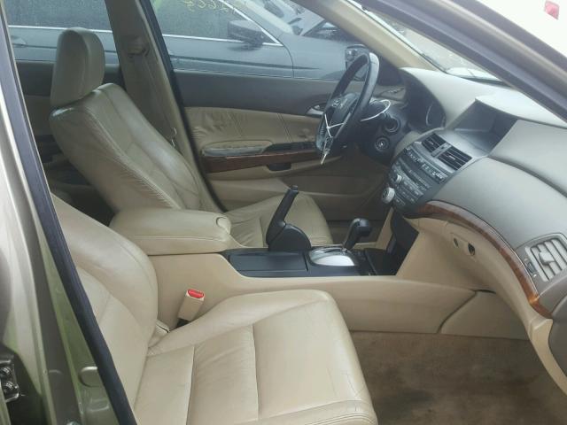 1HGCP2F84AA145704 - 2010 HONDA ACCORD EXL TAN photo 5