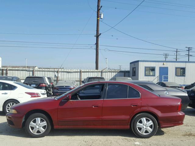 4A3AA46G23E160799 - 2003 MITSUBISHI GALANT ES RED photo 9