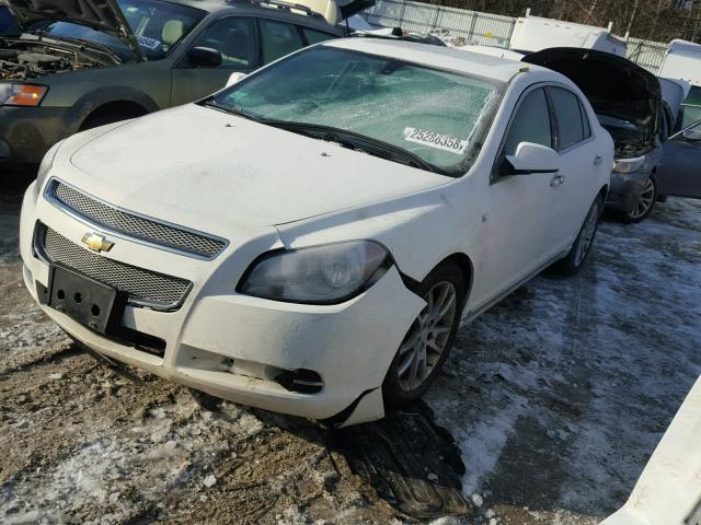 1G1ZK577084269470 - 2008 CHEVROLET MALIBU LTZ WHITE photo 2