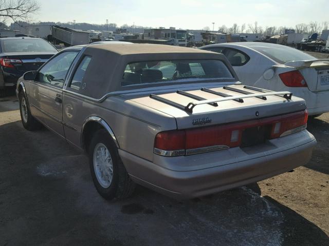 1MELM62W2SH650358 - 1995 MERCURY COUGAR XR7 TAN photo 3