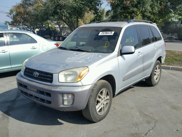 JTEGH20VX10004813 - 2001 TOYOTA RAV4 SILVER photo 2