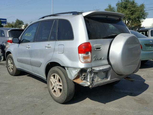 JTEGH20VX10004813 - 2001 TOYOTA RAV4 SILVER photo 3