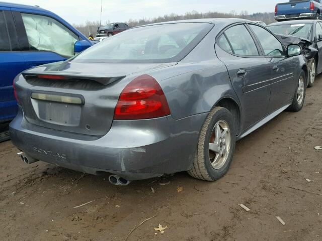 2G2WS522441286773 - 2004 PONTIAC GRAND PRIX GRAY photo 4