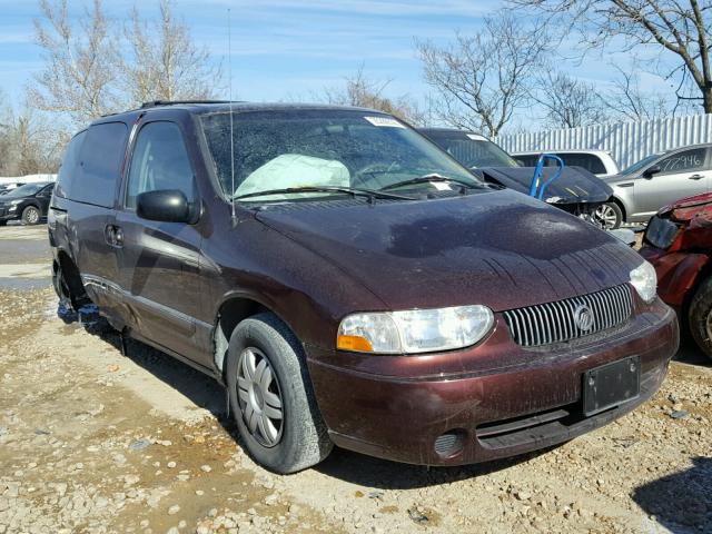 4M2ZV11T61DJ11342 - 2001 MERCURY VILLAGER BURGUNDY photo 1