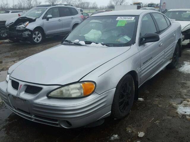 1G2NF52T31C143215 - 2001 PONTIAC GRAND AM S SILVER photo 2