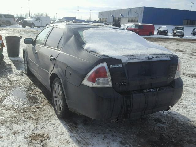 3FAHP08177R125301 - 2007 FORD FUSION SEL BLACK photo 3