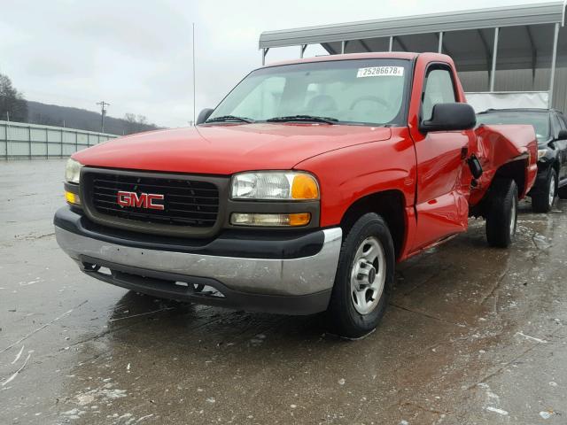 1GTEC14W6XE545604 - 1999 GMC NEW SIERRA RED photo 2