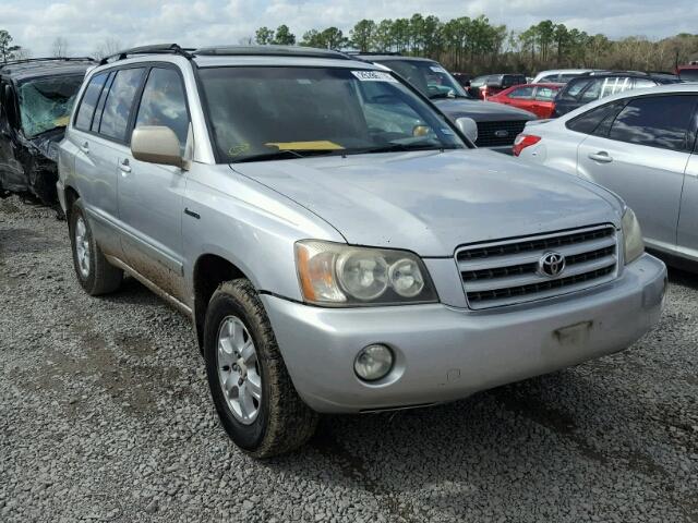 JTEGF21A910026917 - 2001 TOYOTA HIGHLANDER SILVER photo 1