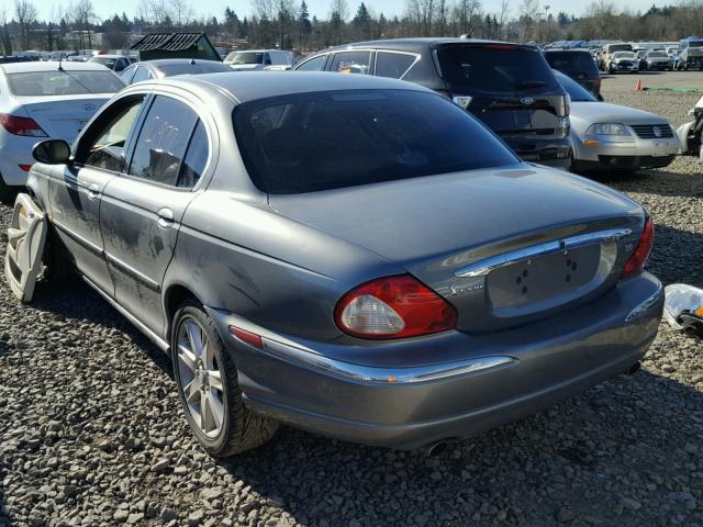 SAJEA51C63WD03153 - 2003 JAGUAR X-TYPE 3.0 GRAY photo 3