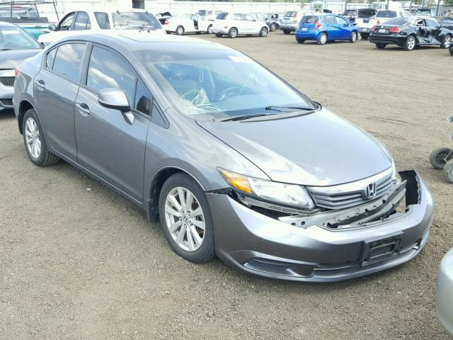 2HGFB2F89CH540929 - 2012 HONDA CIVIC EX GRAY photo 1