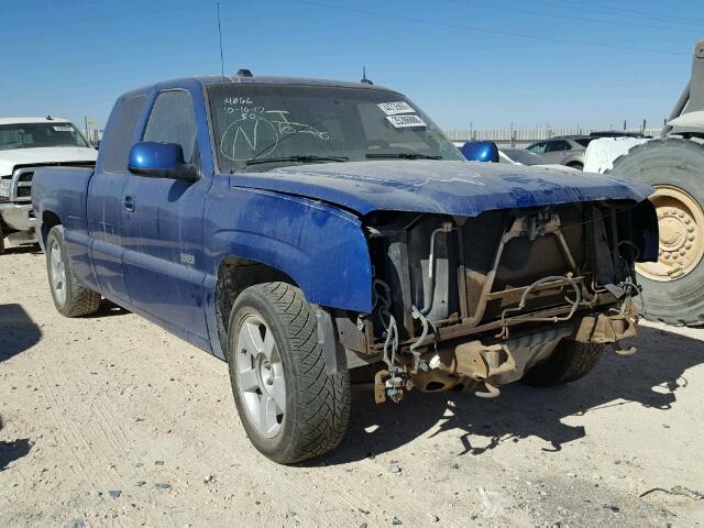 2GCEK19N241129064 - 2004 CHEVROLET SILVERADO BLUE photo 1