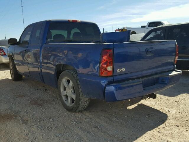 2GCEK19N241129064 - 2004 CHEVROLET SILVERADO BLUE photo 3