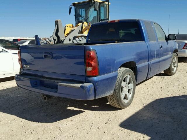 2GCEK19N241129064 - 2004 CHEVROLET SILVERADO BLUE photo 4