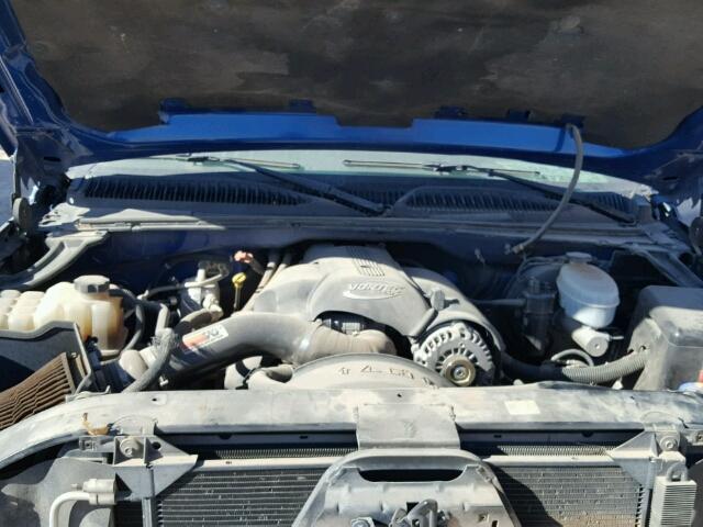 2GCEK19N241129064 - 2004 CHEVROLET SILVERADO BLUE photo 7