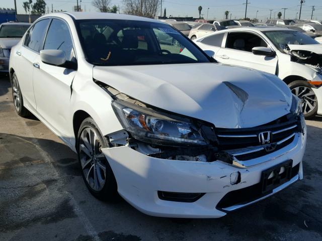 1HGCR2F53FA137679 - 2015 HONDA ACCORD SPO WHITE photo 1