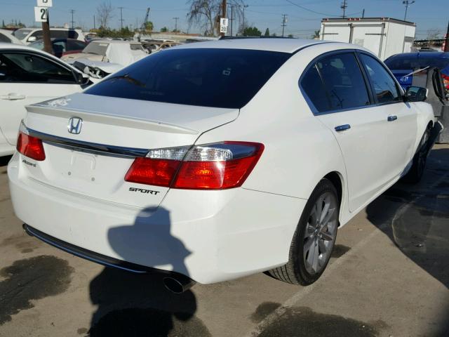 1HGCR2F53FA137679 - 2015 HONDA ACCORD SPO WHITE photo 4