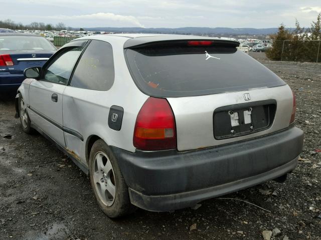 2HGEJ6348VH123232 - 1997 HONDA CIVIC DX SILVER photo 3