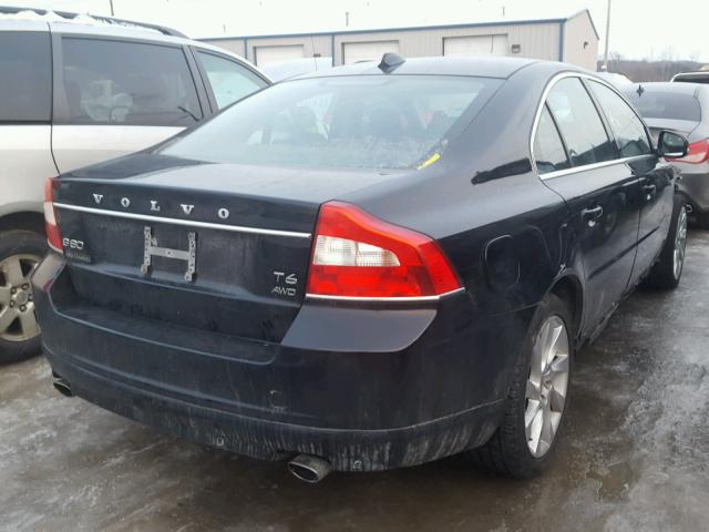 YV1902AH1D1170742 - 2013 VOLVO S80 T6 BLACK photo 4