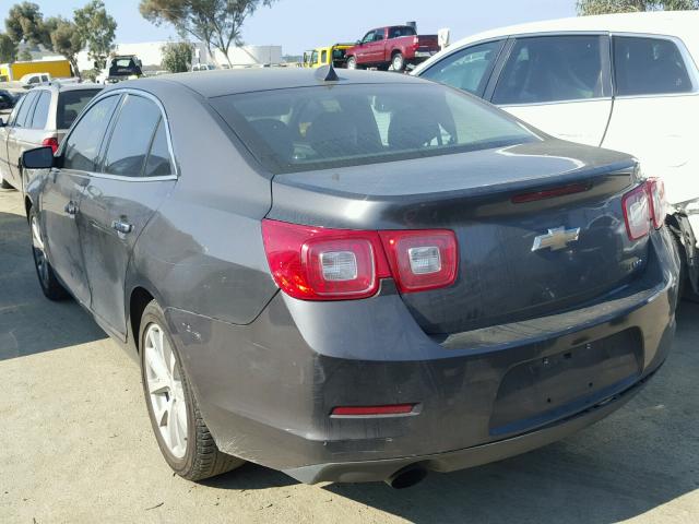 1G11H5SA9DF289343 - 2013 CHEVROLET MALIBU LTZ GRAY photo 3