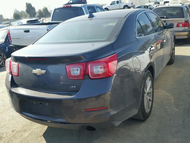 1G11H5SA9DF289343 - 2013 CHEVROLET MALIBU LTZ GRAY photo 4