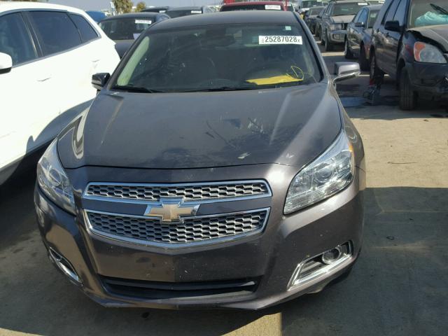 1G11H5SA9DF289343 - 2013 CHEVROLET MALIBU LTZ GRAY photo 9