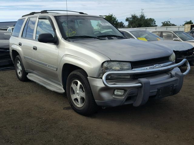 1GNDS13S622389594 - 2002 CHEVROLET TRAILBLAZE TAN photo 1