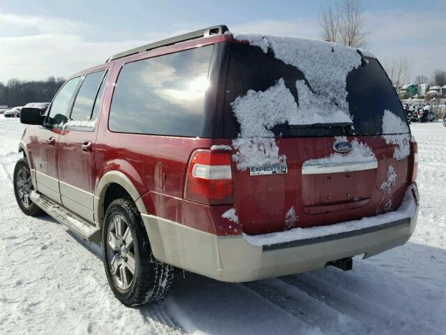 1FMFK17597LA66112 - 2007 FORD EXPEDITION RED photo 3