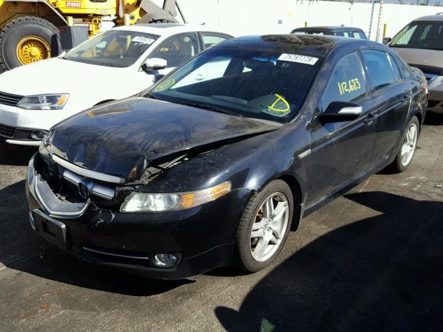 19UUA66237A026267 - 2007 ACURA TL BLACK photo 2