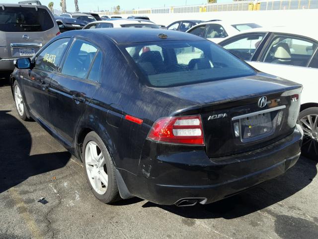 19UUA66237A026267 - 2007 ACURA TL BLACK photo 3