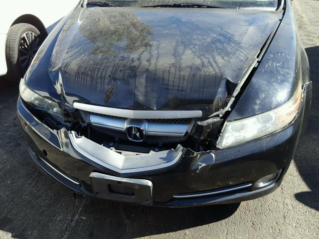 19UUA66237A026267 - 2007 ACURA TL BLACK photo 7