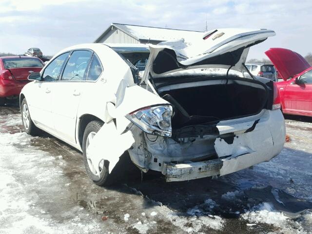 2G1WB58K079410491 - 2007 CHEVROLET IMPALA LS WHITE photo 3