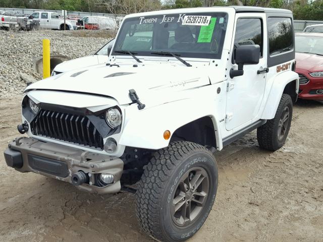 1C4AJWBG3HL509685 - 2017 JEEP WRANGLER S WHITE photo 2