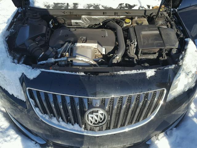 2G4GK5EX3E9244780 - 2014 BUICK REGAL BLACK photo 7