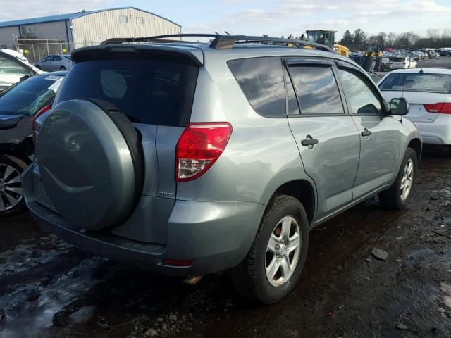 JTMBD33V986089307 - 2008 TOYOTA RAV4 TEAL photo 4