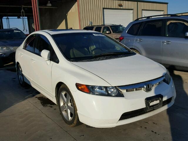 2HGFA169X8H532898 - 2008 HONDA CIVIC EXL WHITE photo 1