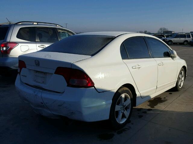 2HGFA169X8H532898 - 2008 HONDA CIVIC EXL WHITE photo 4