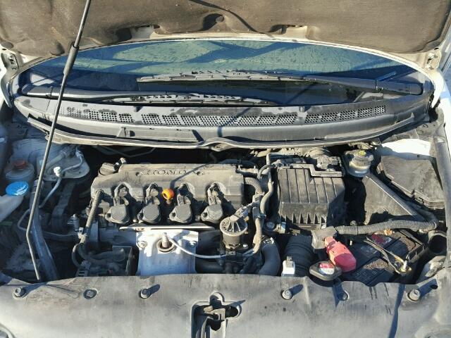 2HGFA169X8H532898 - 2008 HONDA CIVIC EXL WHITE photo 7