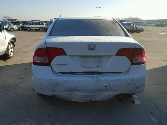 2HGFA169X8H532898 - 2008 HONDA CIVIC EXL WHITE photo 9