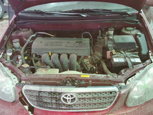 1NXBR32E36Z584979 - 2006 TOYOTA COROLLA CE RED photo 7