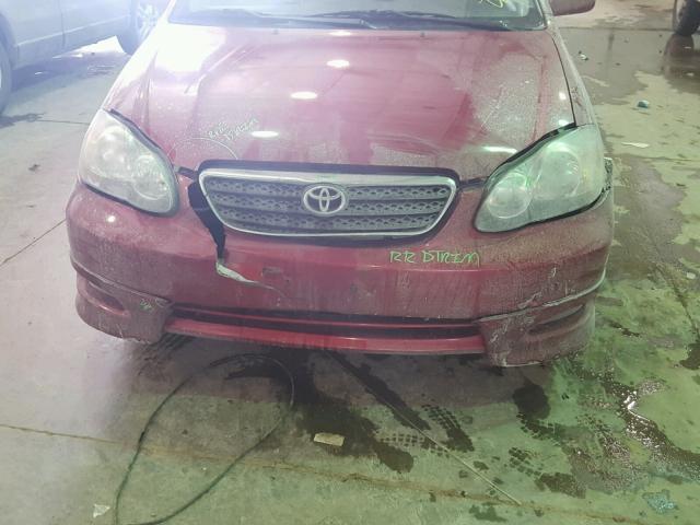 1NXBR32E36Z584979 - 2006 TOYOTA COROLLA CE RED photo 9