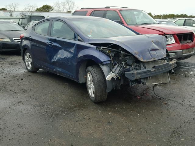 5NPDH4AE3DH240437 - 2013 HYUNDAI ELANTRA GL PURPLE photo 1