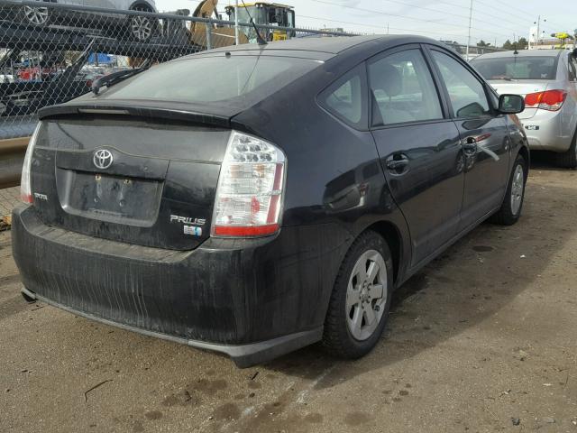 JTDKB20U283396959 - 2008 TOYOTA PRIUS BLACK photo 4